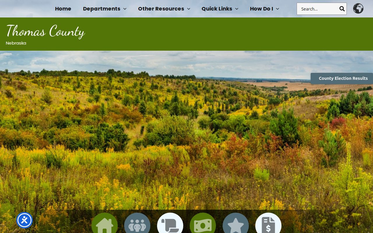 Thomas County court docket county government home page